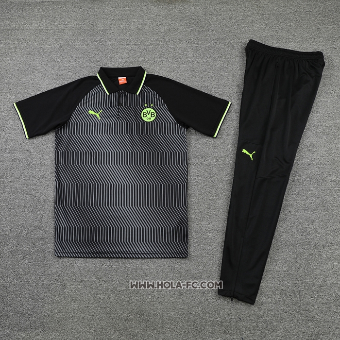 Conjunto Polo del Borussia Dortmund 2022-2023 Gris